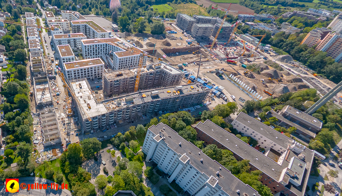 02.09.2023 - eine neue Baugrube auf dem Alexisquartier in Neuperlach